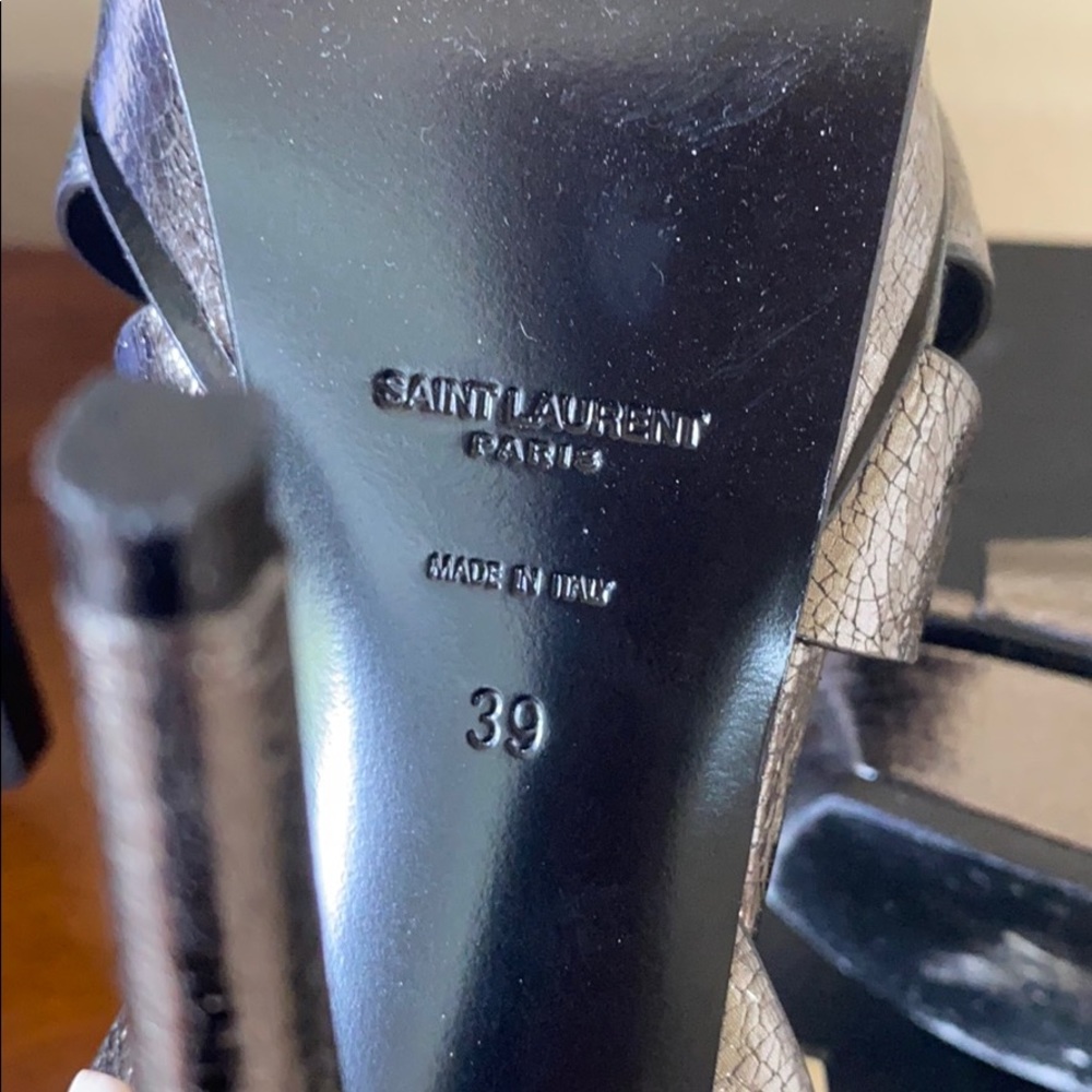 Saint Laurent Tribute Platform Sandals - Picture 7 of 7